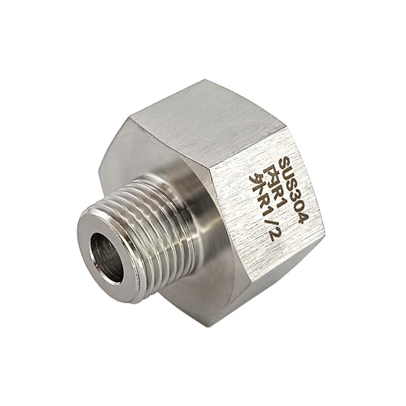 1 BSPT Female to 1/2 Male Stainless Steel Threaded Reducing Adapter (1220)
1 BSPT Female to 1/2 Male Stainless Steel Threaded Reducing Adapter (1220)