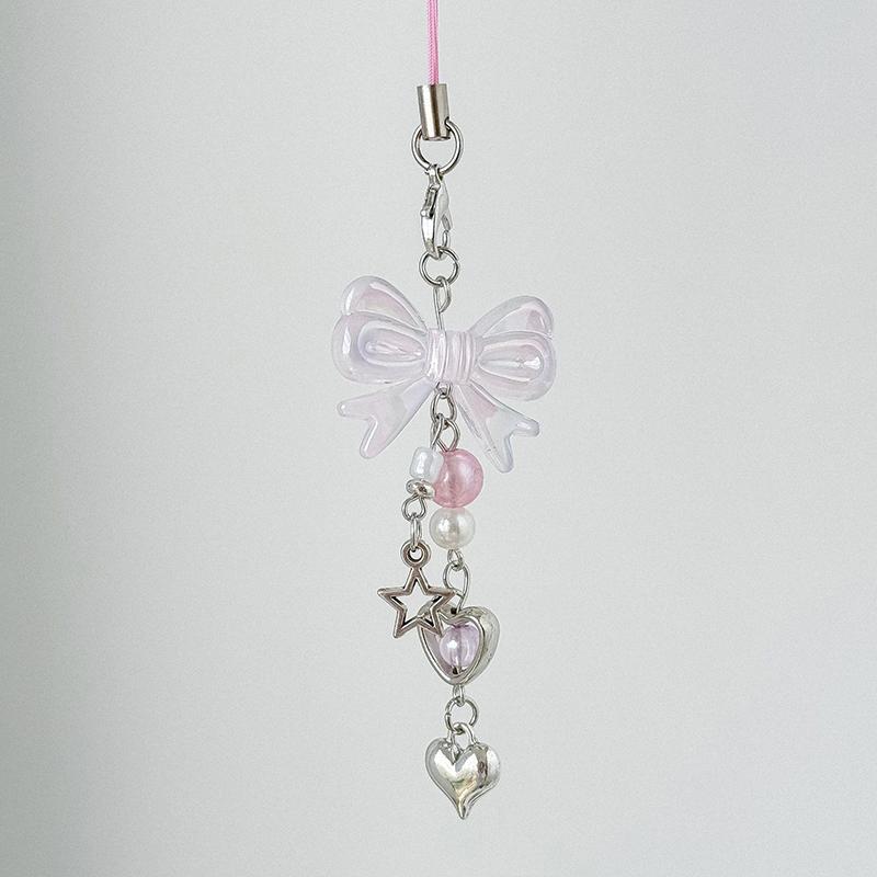 1Pc Diy Accessories Handmade Sweet Girl Cute Laser Love Bow Beaded Keychain Kawaii Y2K Phone Charms Pendant
1Pc Diy Accessories Handmade Sweet Girl Cute Laser Love Bow Beaded Keychain Kawaii Y2K Phone Charms Pendant