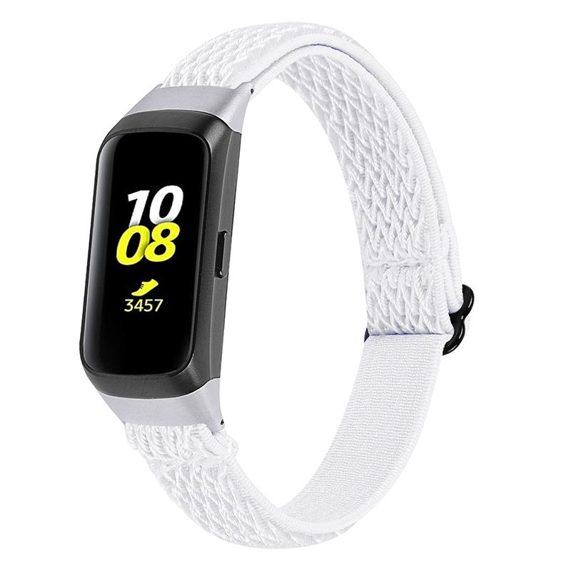 Adjustable Nylon Sport Loop Watch Band Braided Weave Replacement Strap for Samsung Galaxy Fit R375 White
Adjustable Nylon Sport Loop Watch Band Braided Weave Replacement Strap for Samsung Galaxy Fit R375 White