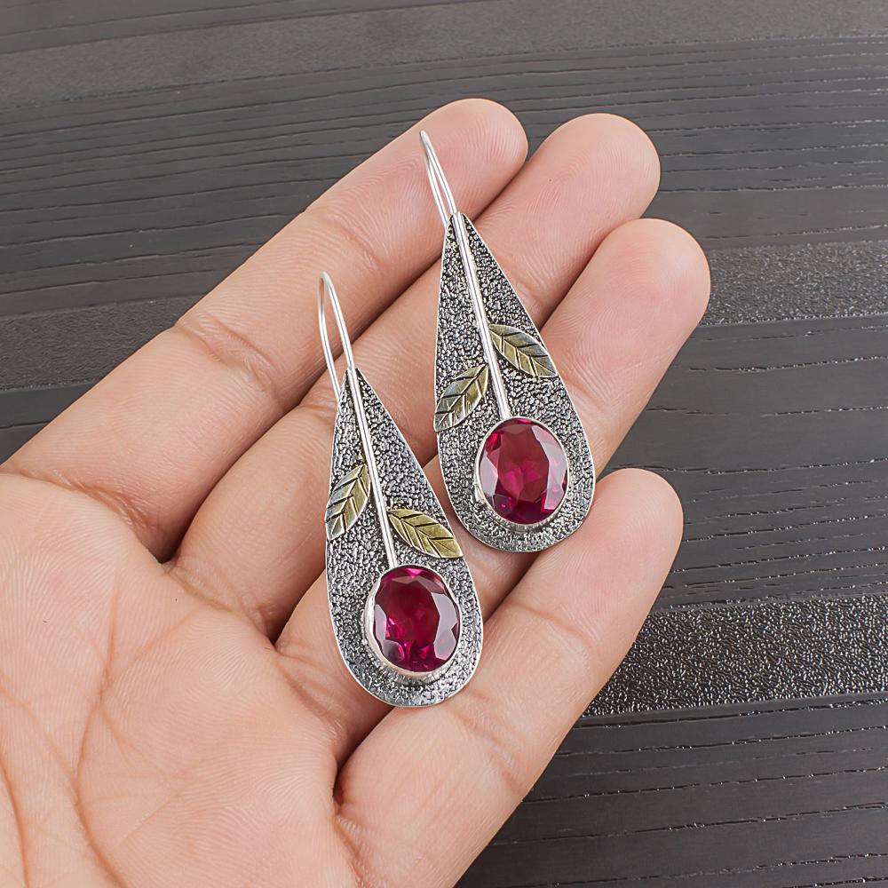 Pink Tourmaline 925 Solid Sterling Silver Earring, Handmade Gemstone Jewelry Earring, For Memorial Day 2.00 Inches рожевий
Pink Tourmaline 925 Solid Sterling Silver Earring, Handmade Gemstone Jewelry Earring, For Memorial Day 2.00 Inches рожевий