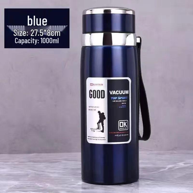 Large Capacity 316 Stainless Steel Insulated Water Bottle for Adults and Students - Portable Car and Outdoor Use Deluxe Thickened Liner with Tea Separation
Large Capacity 316 Stainless Steel Insulated Water Bottle for Adults and Students - Portable Car and Outdoor Use Deluxe Thickened Liner with Tea Separation