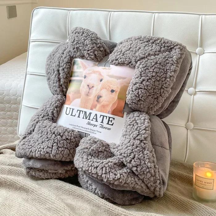 Fashion Best-selling Lamb Wool Blanket Solid Color Thickened Blanket Lunch Break Blankets Warm Bed Sheet Mantas De Cama Cobijas 100x120cm 1pcs
Fashion Best-selling Lamb Wool Blanket Solid Color Thickened Blanket Lunch Break Blankets Warm Bed Sheet Mantas De Cama Cobijas 100x120cm 1pcs