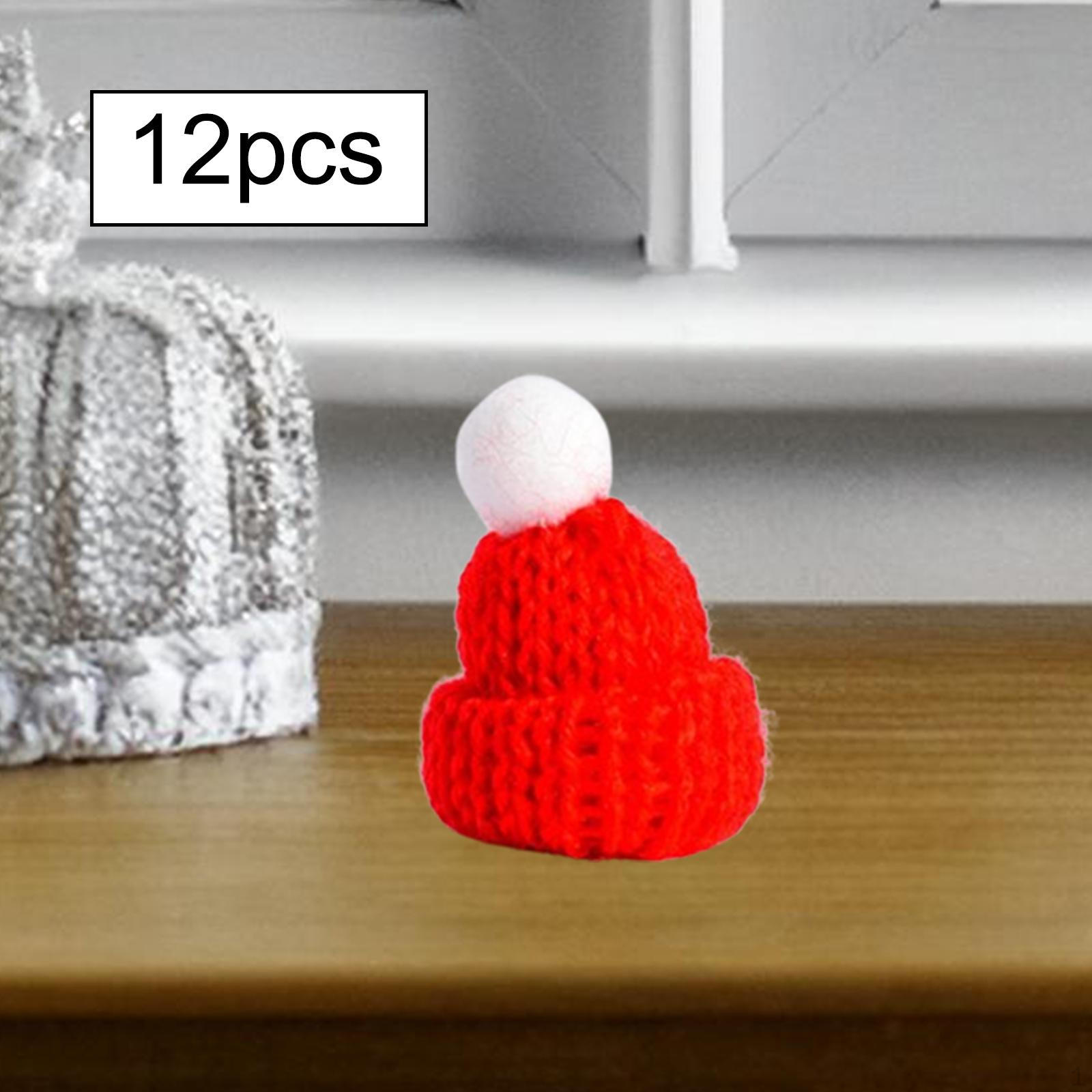 12 шт. Мини рождественские вязаные шапки, милая кукольная шапка, изготовление украшений, художественные поделки, сувениры для вечеринок
12 шт. Мини рождественские вязаные шапки, милая кукольная шапка, изготовление украшений, художественные поделки, сувениры для вечеринок