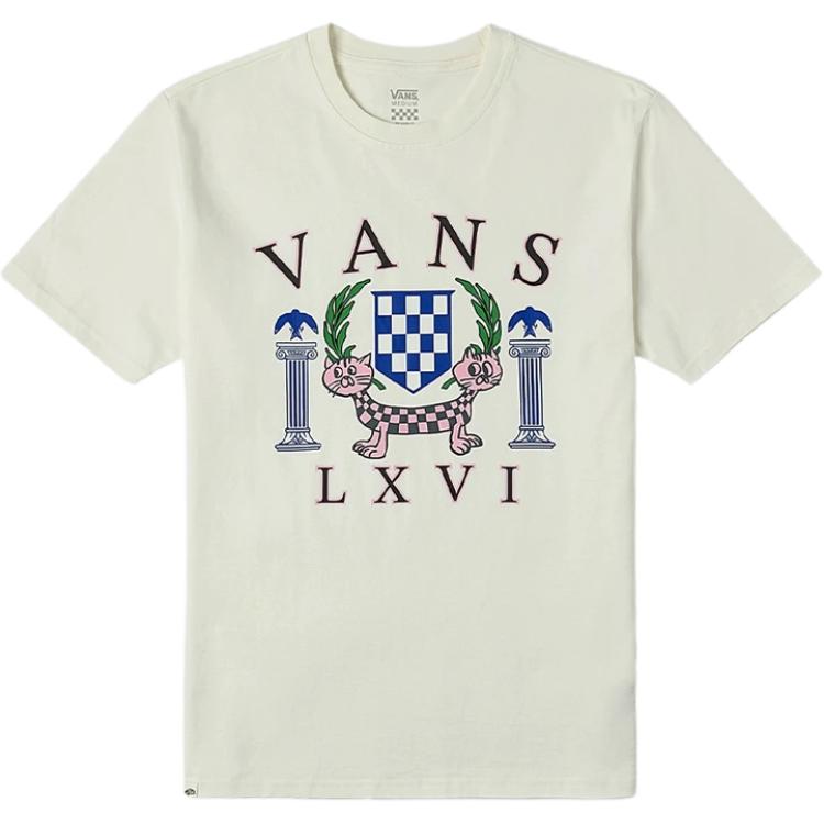 Vans Fun Fashion Cat Print Daily Short Sleeve T-Shirt Women Tops Off-White VN000NJWFS8 M
Vans Fun Fashion Cat Print Daily Short Sleeve T-Shirt Women Tops Off-White VN000NJWFS8 M