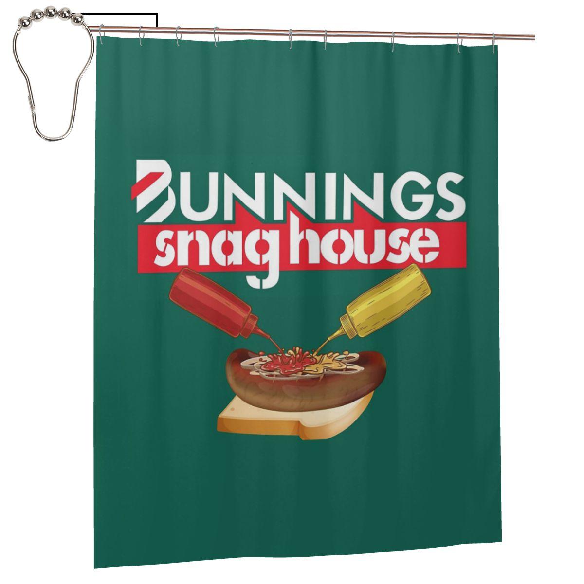 Bunnings Snaghouse Shower Curtain Bathroom Polyester Waterproof Bath Curtains With Hooks W60H190(CM)-1 Pcs
Bunnings Snaghouse Shower Curtain Bathroom Polyester Waterproof Bath Curtains With Hooks W60H190(CM)-1 Pcs