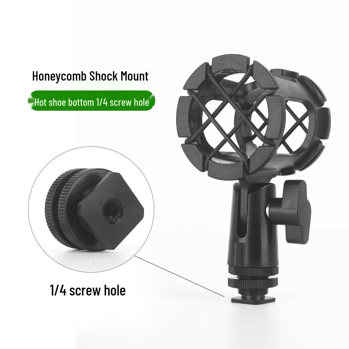 Микрофонный амортизатор для горячего башмака зеркальной камеры с резьбой 3/8 и интерфейсом 1/4
Микрофонный амортизатор для горячего башмака зеркальной камеры с резьбой 3/8 и интерфейсом 1/4