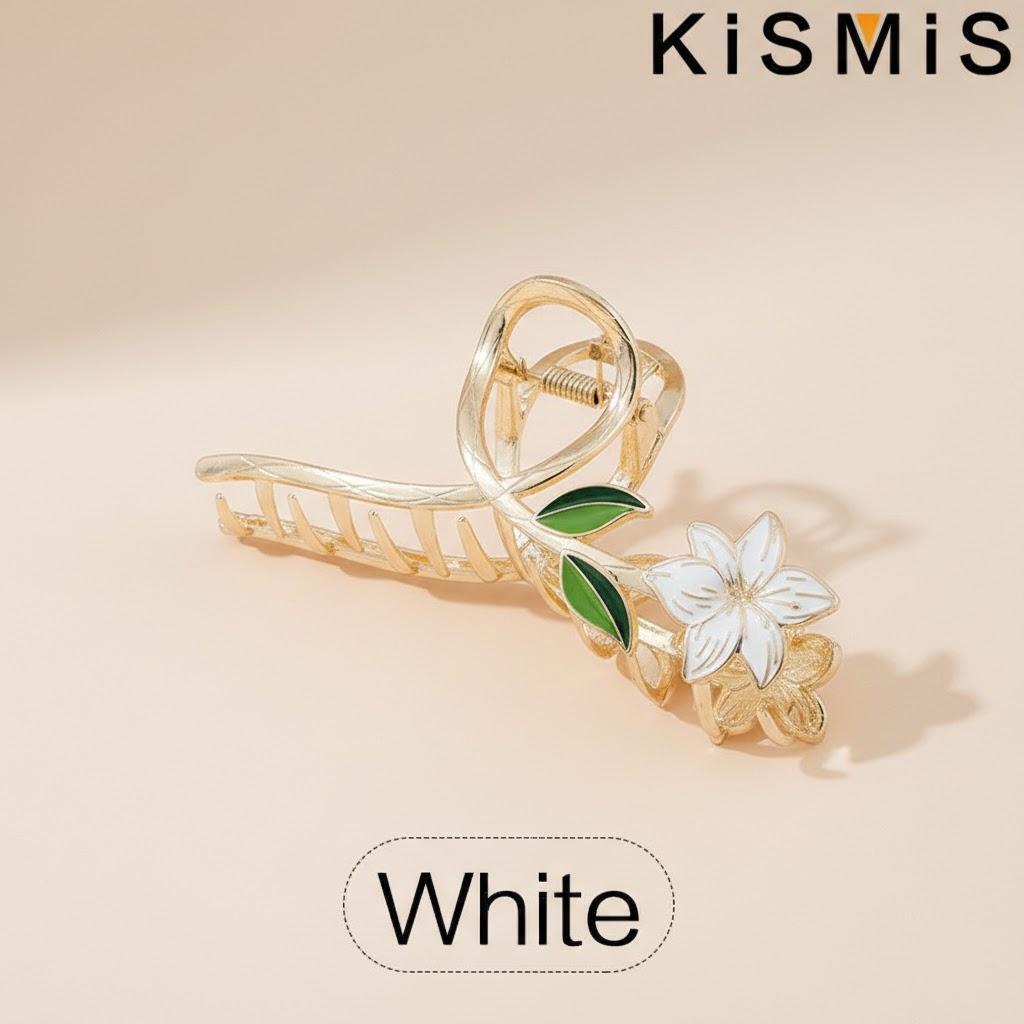 Large Metal Flower Hair Claw Clip Strong Hold Hair Clamps Fashion Accessories for Women Girls Boho Style Hair Barrette білий
Large Metal Flower Hair Claw Clip Strong Hold Hair Clamps Fashion Accessories for Women Girls Boho Style Hair Barrette білий