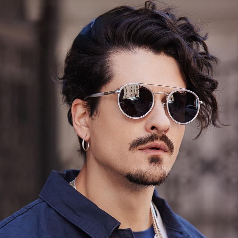 Мужские солнцезащитные очки Защита от солнца Защита от ультрафиолета Модные индивидуальные круглые поляризованные солнцезащитные очки с двойным лучом Очки для езды на велосипеде и вождения
Мужские солнцезащитные очки Защита от солнца Защита от ультрафиолета Модные индивидуальные круглые поляризованные солнцезащитные очки с двойным лучом Очки для езды на велосипеде и вождения