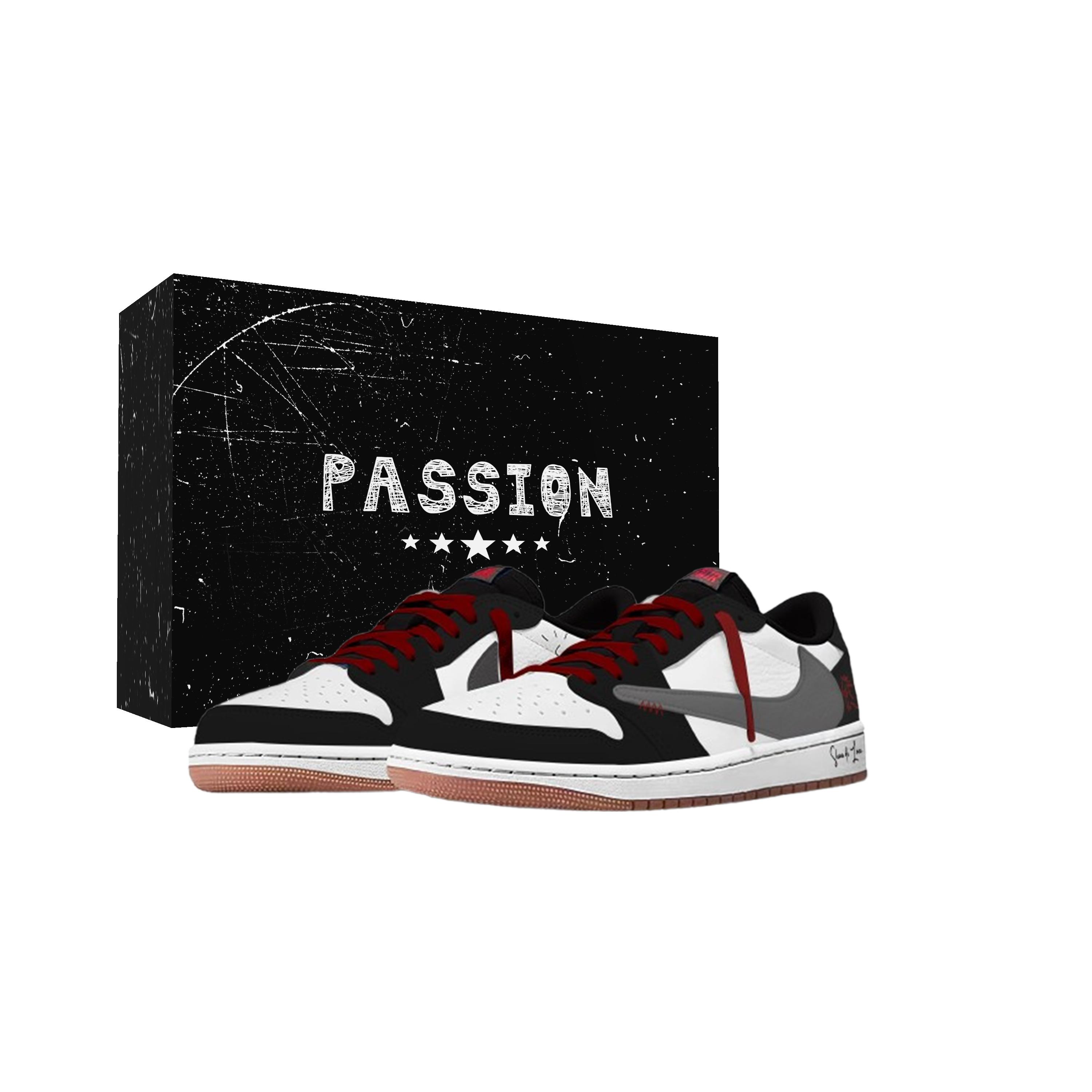 Travis Scott x Jordan Air Jordan 1 Black White Gray Travis Scott X AJ1 Low top Vintage Basketball Shoes Women s DZ4137-700(Team1897-) 41
Travis Scott x Jordan Air Jordan 1 Black White Gray Travis Scott X AJ1 Low top Vintage Basketball Shoes Women s DZ4137-700(Team1897-) 41