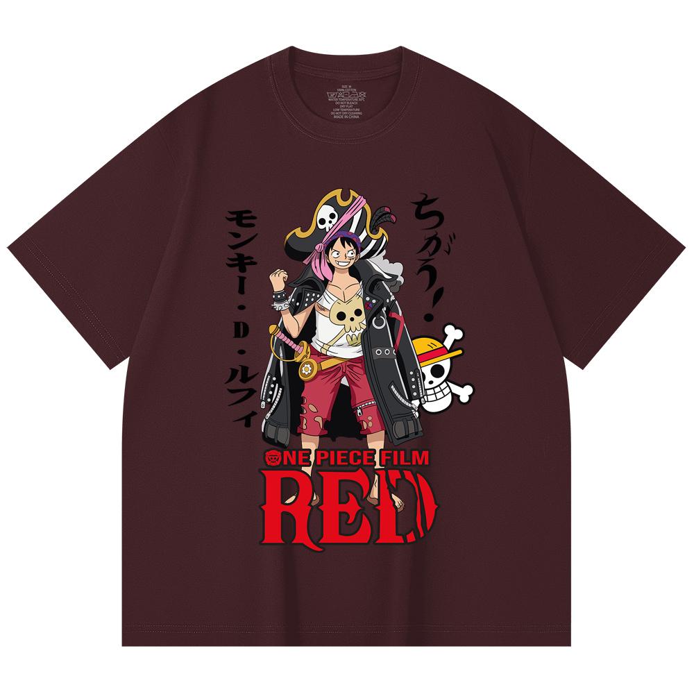 230 Gsm 100% Cotton One Piece V79 Luffy Film Red Print Unisex Heavy Cotton T Shirt 2XL
230 Gsm 100% Cotton One Piece V79 Luffy Film Red Print Unisex Heavy Cotton T Shirt 2XL