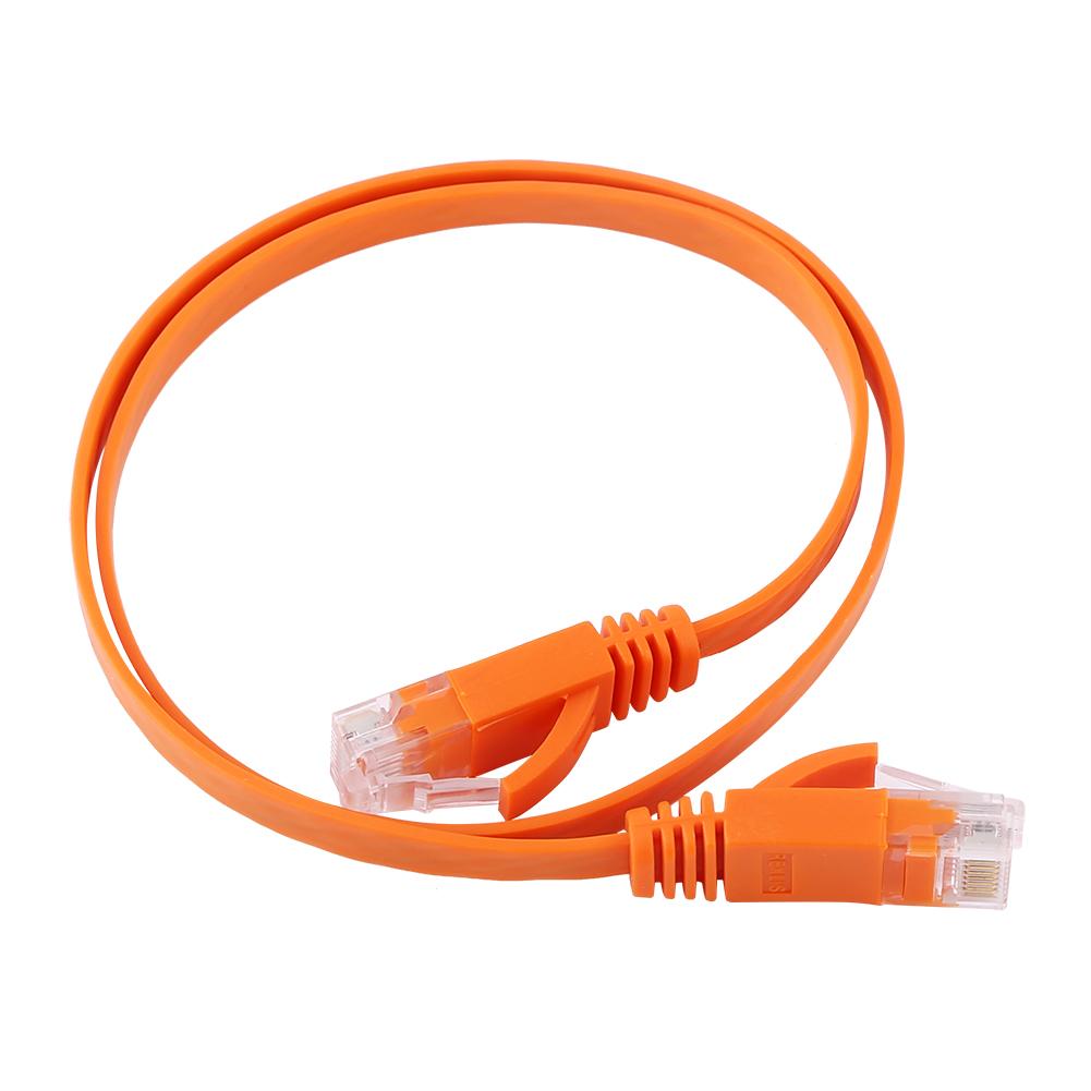 RJ45 CAT6 Ethernet Network Flat LAN Cable UTP Patch Router Cables 1000M Orange 0.5meter
RJ45 CAT6 Ethernet Network Flat LAN Cable UTP Patch Router Cables 1000M Orange 0.5meter