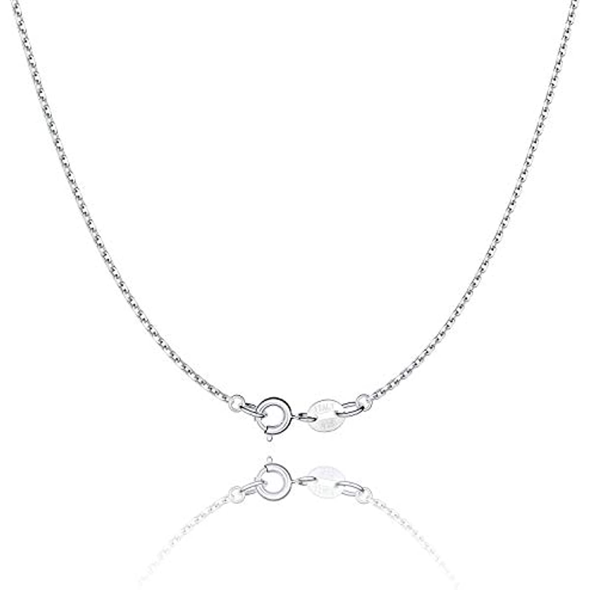 Jewlpire из стерлингового серебра 925 пробы, ожерелье-цепочка для женщин и девочек, 1 мм, цепочка-цепочка, ожерелье с пружинной застежкой - тонкая и прочная
Jewlpire из стерлингового серебра 925 пробы, ожерелье-цепочка для женщин и девочек, 1 мм, цепочка-цепочка, ожерелье с пружинной застежкой - тонкая и прочная