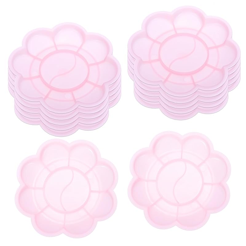 PATIKIL 10 wells paint tray palette 12 pieces paint pallet holder flower shape water chroma gouache painting art craft For DIY projects pink
PATIKIL 10 wells paint tray palette 12 pieces paint pallet holder flower shape water chroma gouache painting art craft For DIY projects pink