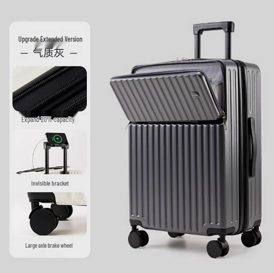 20-дюймовый расширяемый многофункциональный перезаряжаемый чемодан с универсальными колесами и кодовым замком для мужчин и женщин 20-inch
20-дюймовый расширяемый многофункциональный перезаряжаемый чемодан с универсальными колесами и кодовым замком для мужчин и женщин 20-inch