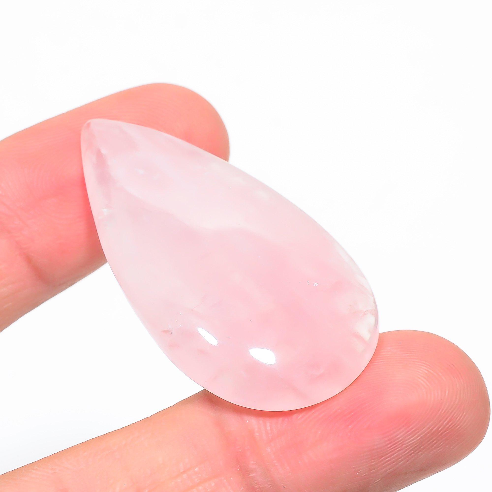 Natural Rose Quartz 2.4x4.4cm Cabochon Fine Loose Gemstone 54.35Cts. h7m25 розовый
Natural Rose Quartz 2.4x4.4cm Cabochon Fine Loose Gemstone 54.35Cts. h7m25 розовый