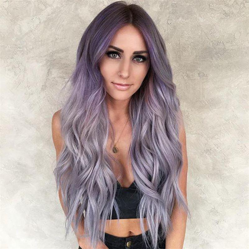 Synthetic Hair Ombre Wig Long Body Wave Wig Natural Water Wave Hairstyle Sexy Female Wig for Women Cosplay 25 inches
Synthetic Hair Ombre Wig Long Body Wave Wig Natural Water Wave Hairstyle Sexy Female Wig for Women Cosplay 25 inches