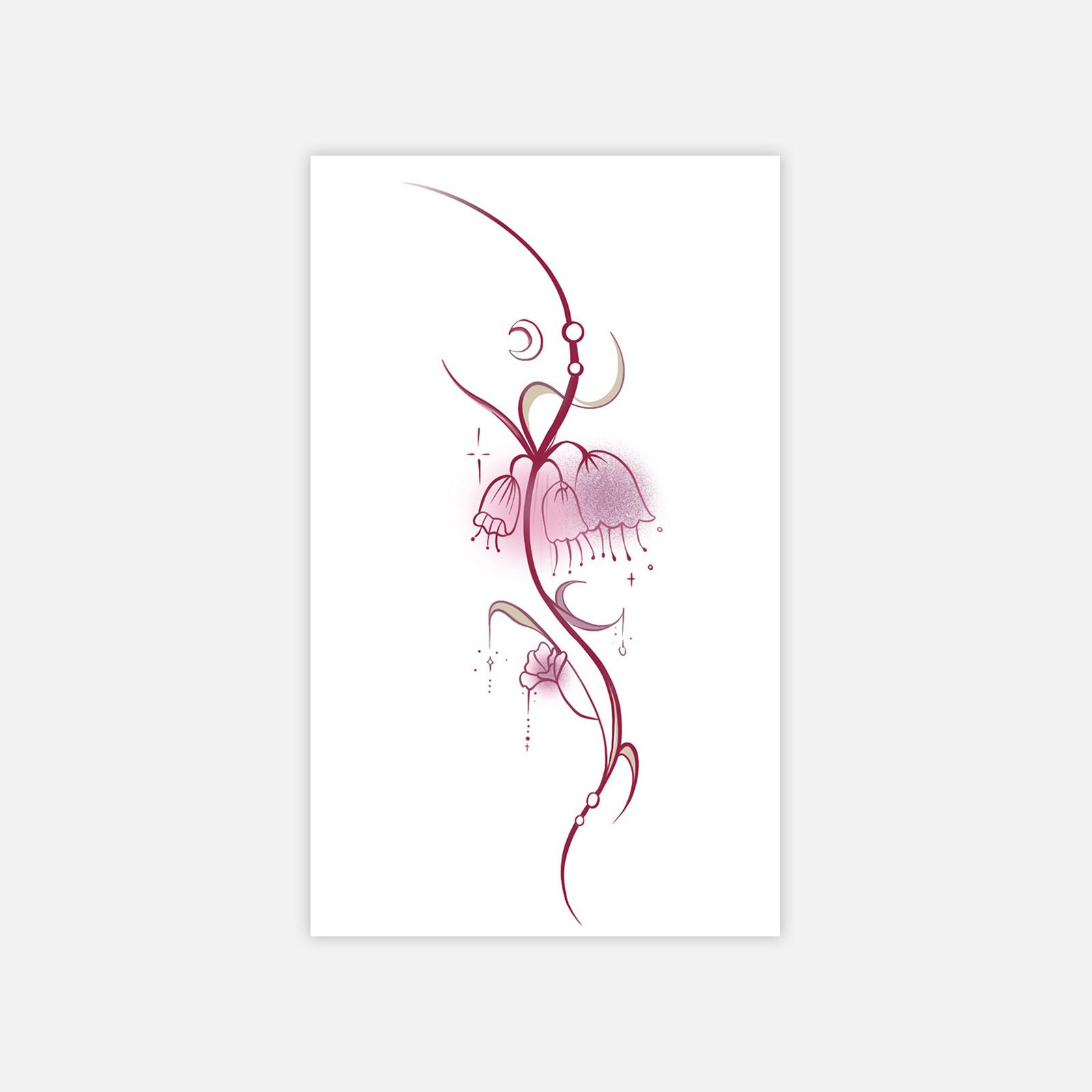 Small Fresh Flower Tattoo Sticker Simple Sweet And Cool Wrist Tattoo Sticker 6*10
Small Fresh Flower Tattoo Sticker Simple Sweet And Cool Wrist Tattoo Sticker 6*10
