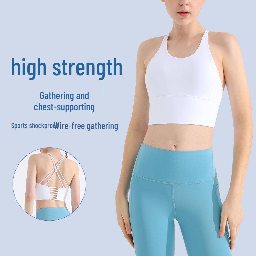 Shockproof Criss-Cross Back Sports Bra for Women - Supports, Gathers, and Extends for Running & Yoga Small
Shockproof Criss-Cross Back Sports Bra for Women - Supports, Gathers, and Extends for Running & Yoga Small