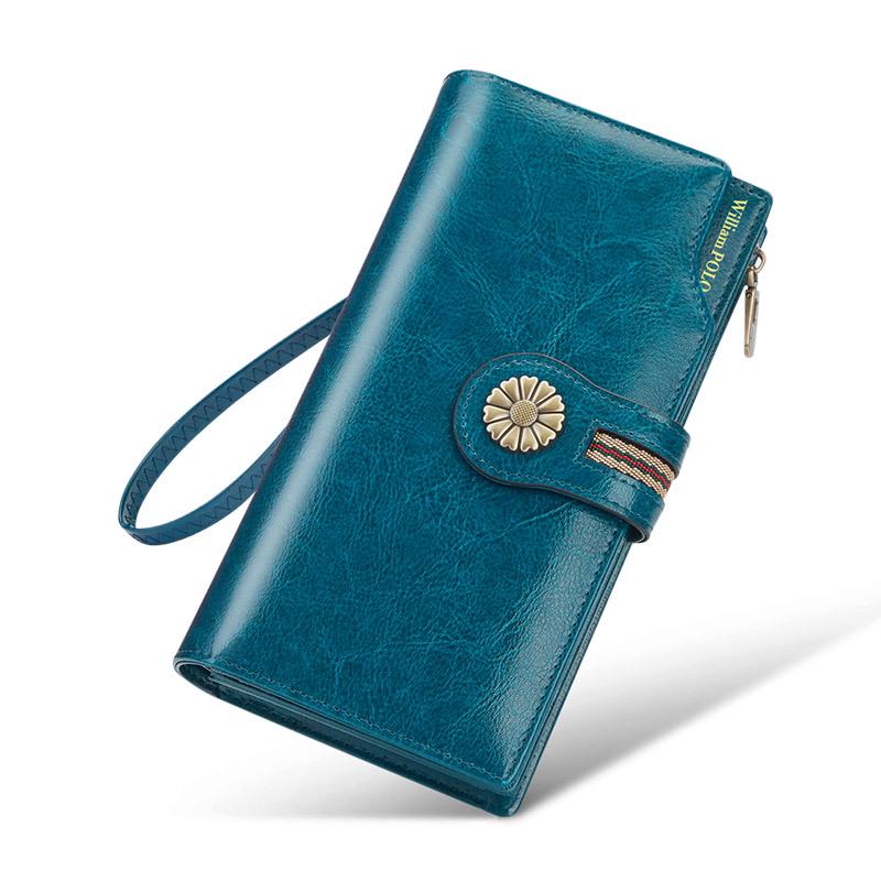 Emperor Paul Women s RFID-Blocking Vintage Genuine Leather Long Wallet
Emperor Paul Women s RFID-Blocking Vintage Genuine Leather Long Wallet