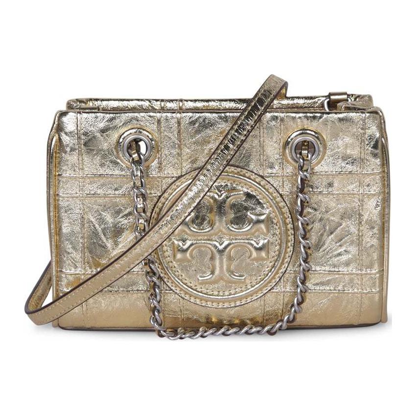 Tory Burch Fleming Solid Pleated Double T Logo Chain Quilted Napa Leather Tote Bag Women tote Gold 152480-700 Basic Set (Bag+Dust Bag)
Tory Burch Fleming Solid Pleated Double T Logo Chain Quilted Napa Leather Tote Bag Women tote Gold 152480-700 Basic Set (Bag+Dust Bag)