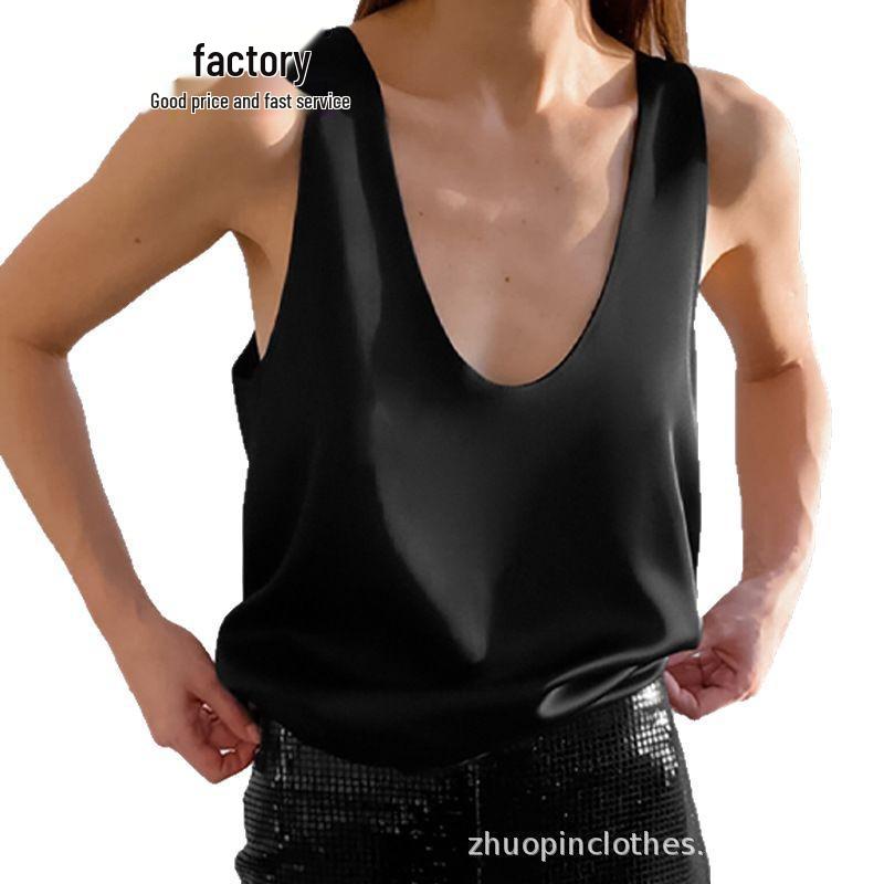 Cross-Border Minimalist Sleeveless U-Neck Vest - European & American Style, Sexy, Comfortable, Versatile Casual Wear Medium
Cross-Border Minimalist Sleeveless U-Neck Vest - European & American Style, Sexy, Comfortable, Versatile Casual Wear Medium