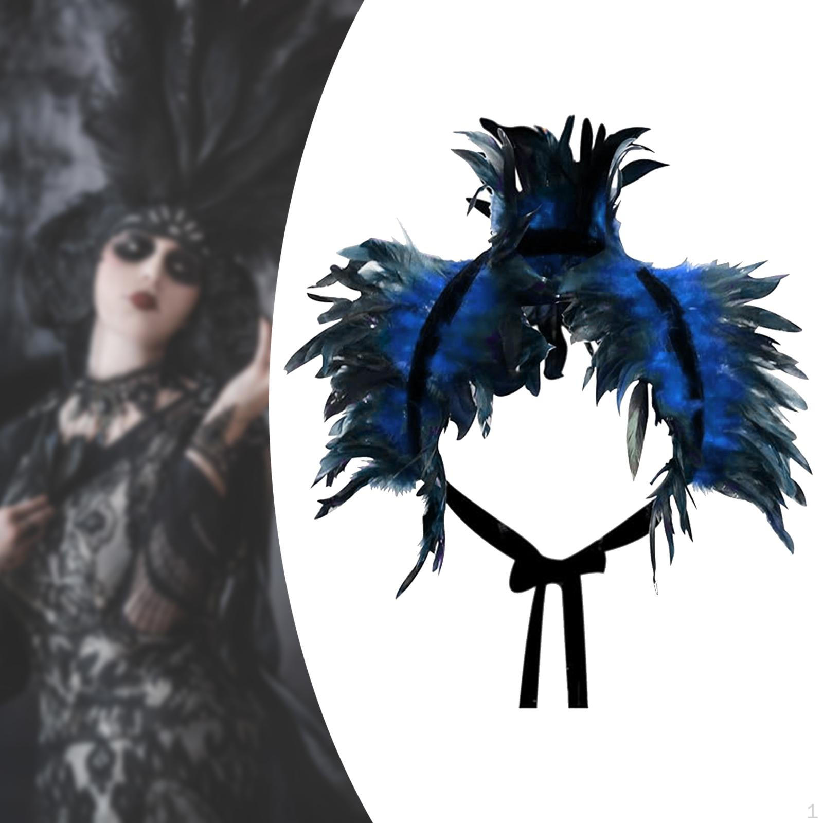 Artificial Feather Cape ,Soft Poncho Capelet for Role Playing, Carnival Festival синій
Artificial Feather Cape ,Soft Poncho Capelet for Role Playing, Carnival Festival синій