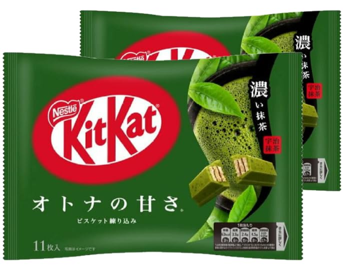 Nestle KitKat Mini Adult Sweetness Rich Matcha 11 pieces x 2 bags
Nestle KitKat Mini Adult Sweetness Rich Matcha 11 pieces x 2 bags