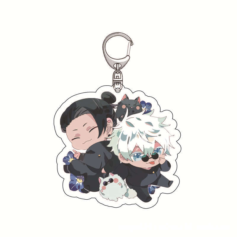 Jujutsu Anime Kaisen Acrylic Keychain Gojo Satoru Game Merchandise Accessories Pendant Creative 2D Cosplay Gift Collection 5.5CM
Jujutsu Anime Kaisen Acrylic Keychain Gojo Satoru Game Merchandise Accessories Pendant Creative 2D Cosplay Gift Collection 5.5CM