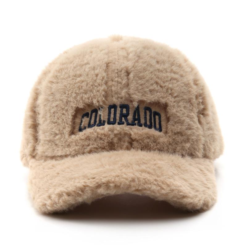 Hat autumn and winter personalized plush warm letter embroidery cap outdoor sports travel cold baseball cap
Hat autumn and winter personalized plush warm letter embroidery cap outdoor sports travel cold baseball cap