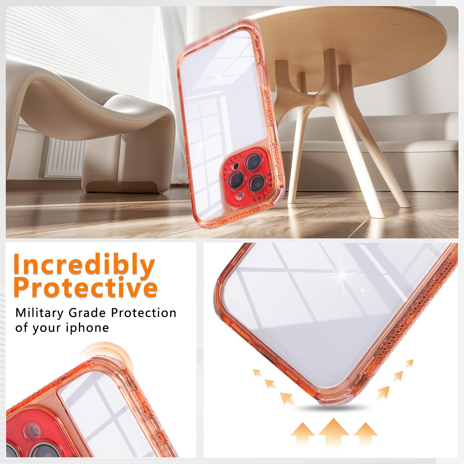 For iPhone 16 Pro Case Clear Colorful Frame Drop-Proof TPU+PC Phone Back Cover with Lens Film White
For iPhone 16 Pro Case Clear Colorful Frame Drop-Proof TPU+PC Phone Back Cover with Lens Film White