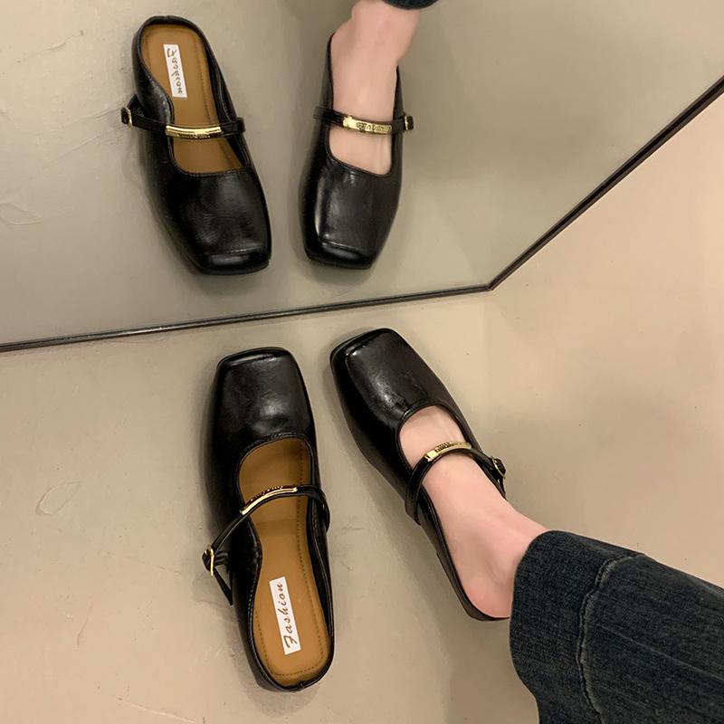 Baotou half slippers women s summer wear Internet celebrity sandals 2025 spring new square head flat sole single shoes soft sole Muller shoes 35 коричневый
Baotou half slippers women s summer wear Internet celebrity sandals 2025 spring new square head flat sole single shoes soft sole Muller shoes 35 коричневый