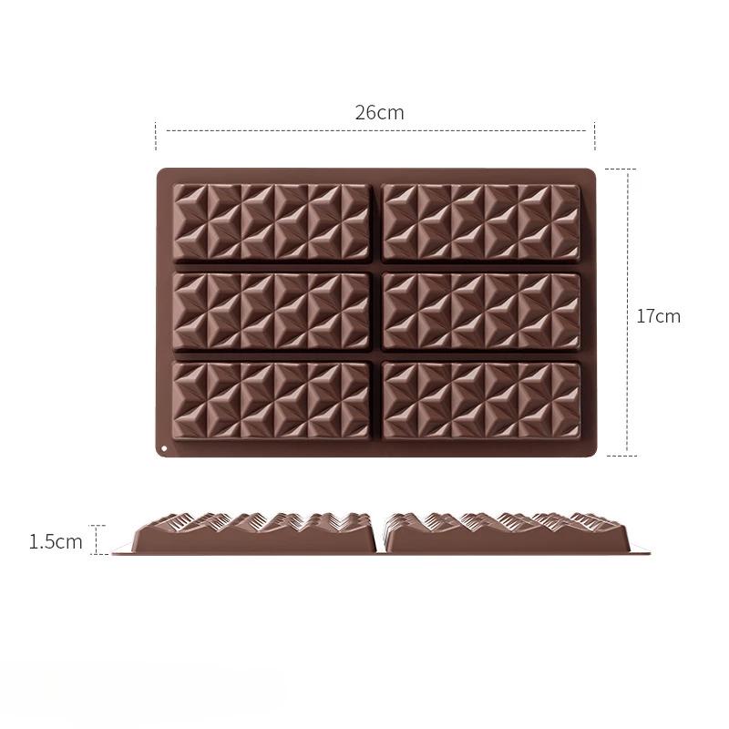 Форма для шоколадных батончиков с 6 отверстиями, толстая форма для шоколадных батончиков, силиконовая форма для шоколада, заполненная фисташковым шоколадом Knafeh
Форма для шоколадных батончиков с 6 отверстиями, толстая форма для шоколадных батончиков, силиконовая форма для шоколада, заполненная фисташковым шоколадом Knafeh