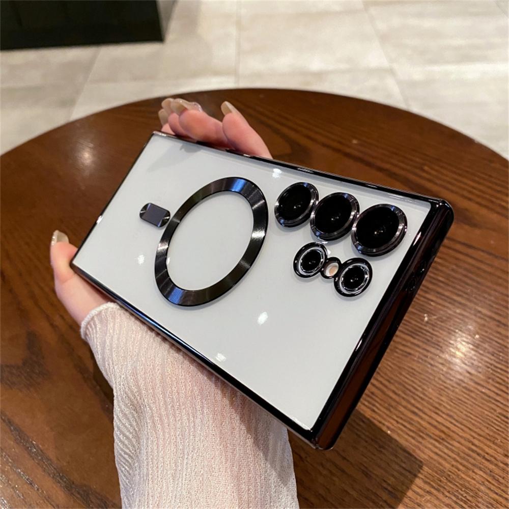 Тонкий прозорий чохол для телефону Magsafe для Samsung S25 S24 Ultra S23 FE Note 20 S21 S20 S22 10 Plus Захисна накладка з гальванічним бампером For Note 10 Plus чорний
Тонкий прозорий чохол для телефону Magsafe для Samsung S25 S24 Ultra S23 FE Note 20 S21 S20 S22 10 Plus Захисна накладка з гальванічним бампером For Note 10 Plus чорний