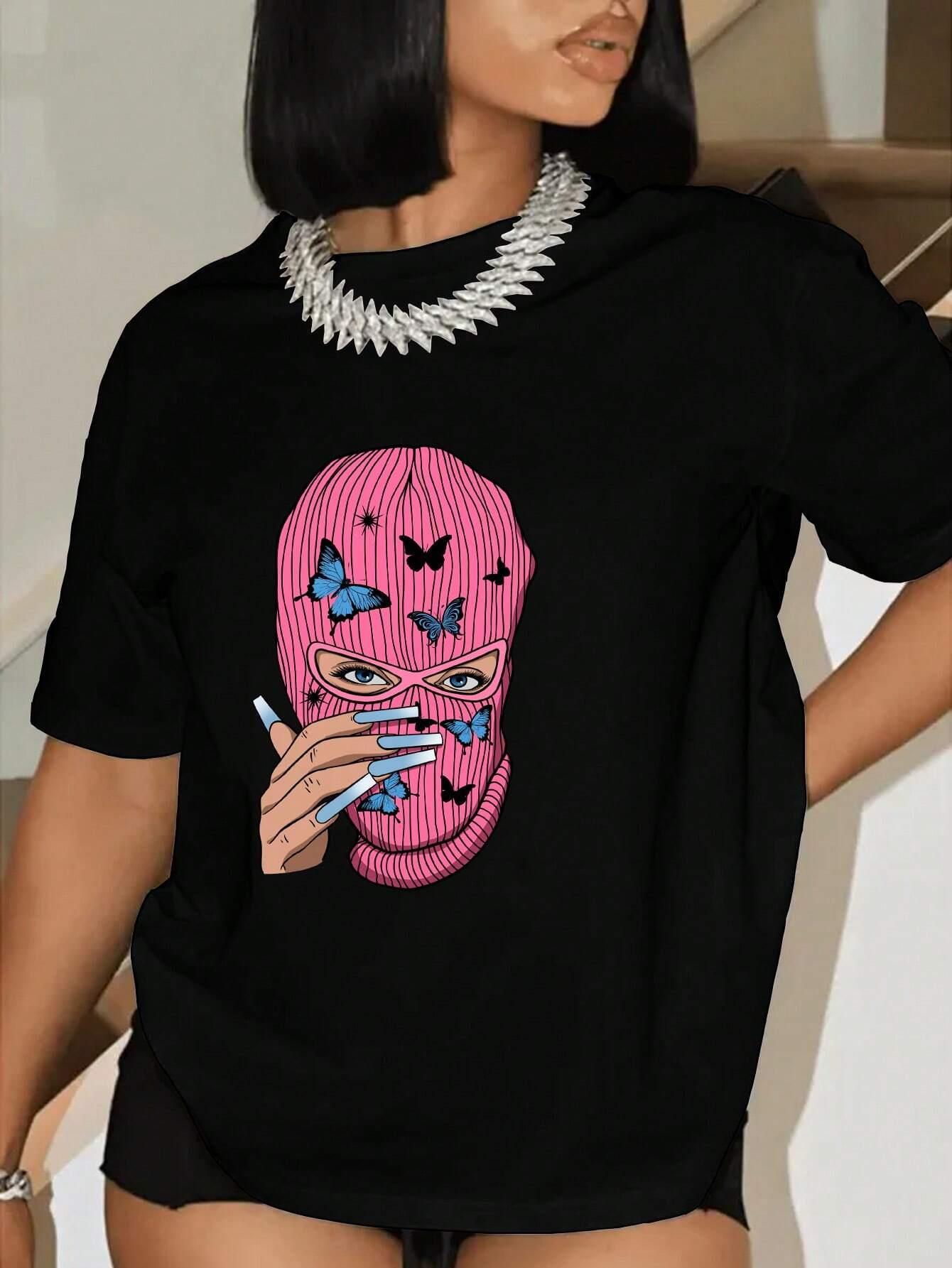 Women TShirt WomenS Masks Butterflies Print Short Sleeve Summer Fashion ONeck Tees Clothing Soft Oversize Female Clothes 4XL
Women TShirt WomenS Masks Butterflies Print Short Sleeve Summer Fashion ONeck Tees Clothing Soft Oversize Female Clothes 4XL