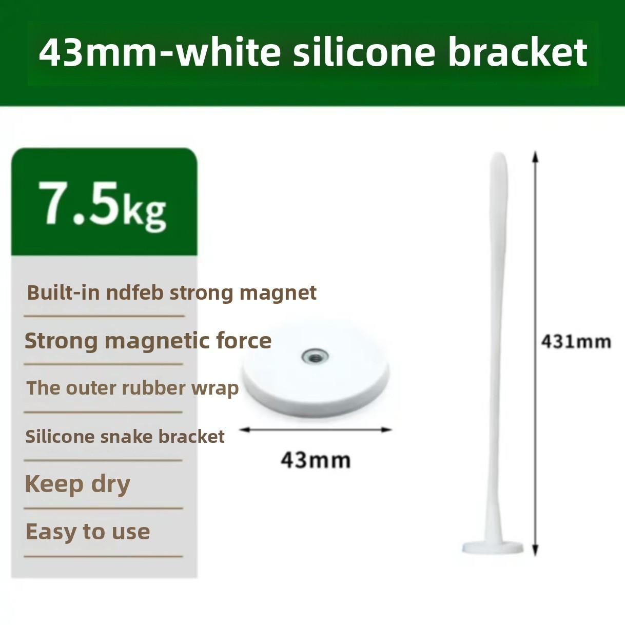Сильный магнитный кронштейн для дверцы прачечной для стиральных машин с фронтальной загрузкой, силиконовый магнитный держатель, подставка-змея 43mm белый
Сильный магнитный кронштейн для дверцы прачечной для стиральных машин с фронтальной загрузкой, силиконовый магнитный держатель, подставка-змея 43mm белый