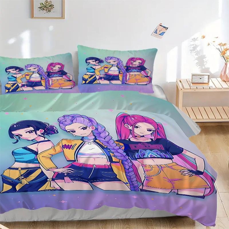 3pcs K-pop girls Bedroom Set-Universal Three-Piece Suit for Decorative Bedrooms, Guest Rooms, Living Rooms, Hotels | Festive Gift for Fans, 135x200cm
3pcs K-pop girls Bedroom Set-Universal Three-Piece Suit for Decorative Bedrooms, Guest Rooms, Living Rooms, Hotels | Festive Gift for Fans, 135x200cm