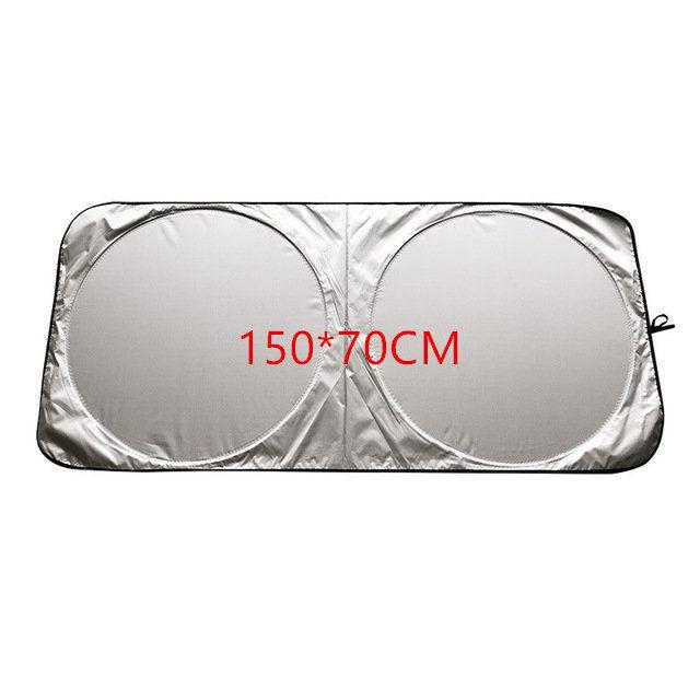 Foldable UV Protection Car Sunshade: Heat Insulation Sun Visor 150*70cm OPP Packaging
Foldable UV Protection Car Sunshade: Heat Insulation Sun Visor 150*70cm OPP Packaging