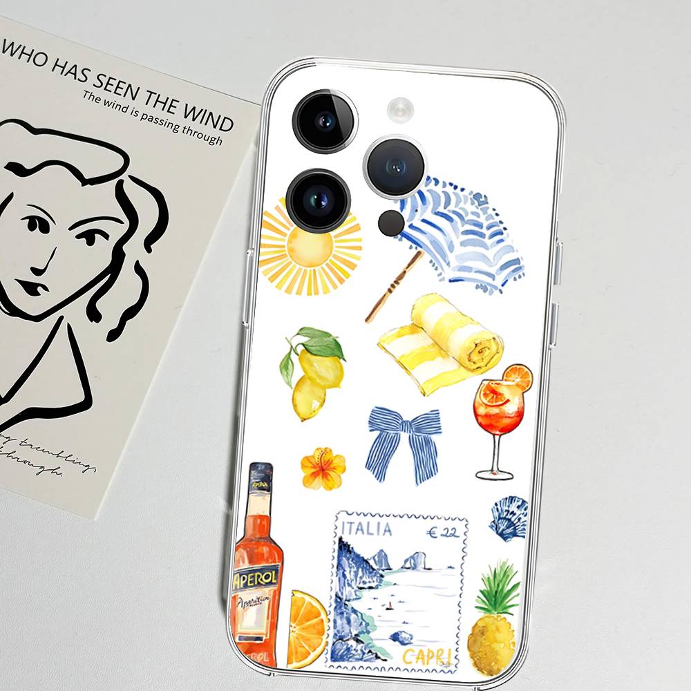 Seaside Scenery Wine Lemon Phone Case For Iphone 17 16 15 11 13 14 Pro Max 7 8 Plus X Xr Xs Max Se2020 12mini Transparent Cover iphone17Pro
Seaside Scenery Wine Lemon Phone Case For Iphone 17 16 15 11 13 14 Pro Max 7 8 Plus X Xr Xs Max Se2020 12mini Transparent Cover iphone17Pro