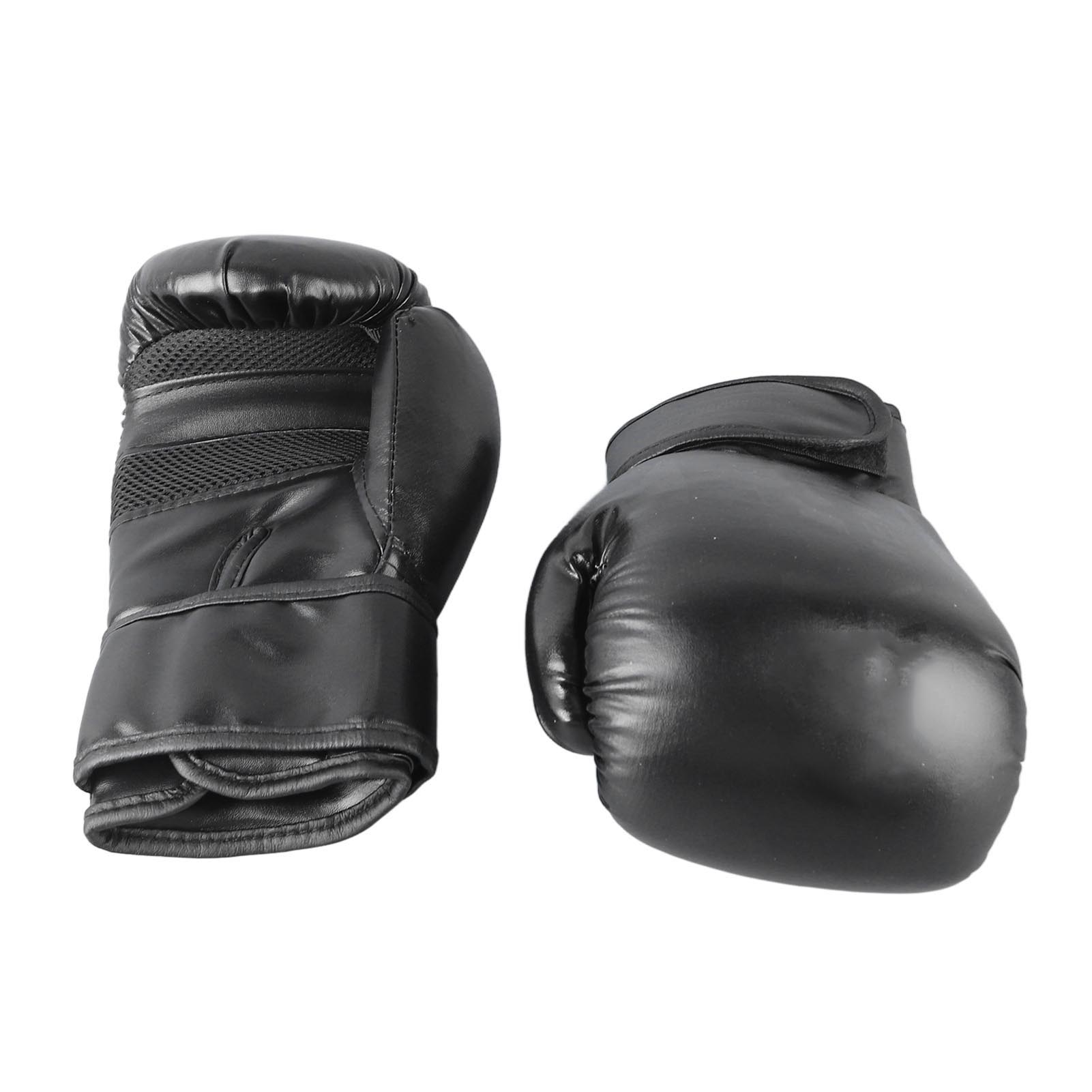 Boxing Gloves Balck 8oz Punching Bag Gloves Comfortable Wearing PU Hook and Loop Secure Fit Boxing Accessory
Boxing Gloves Balck 8oz Punching Bag Gloves Comfortable Wearing PU Hook and Loop Secure Fit Boxing Accessory