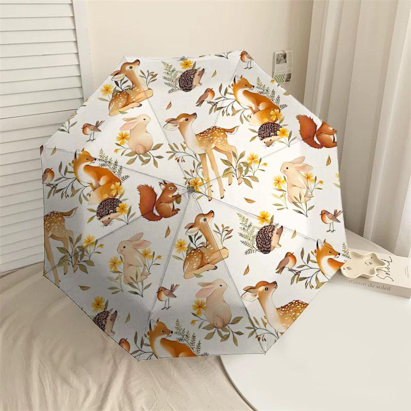 1PC forest animals Umbrella-8-Rib Reinforced Portable Folding Travel Suitable for All Seasons Outdoor Daily Use -J0327
1PC forest animals Umbrella-8-Rib Reinforced Portable Folding Travel Suitable for All Seasons Outdoor Daily Use -J0327
