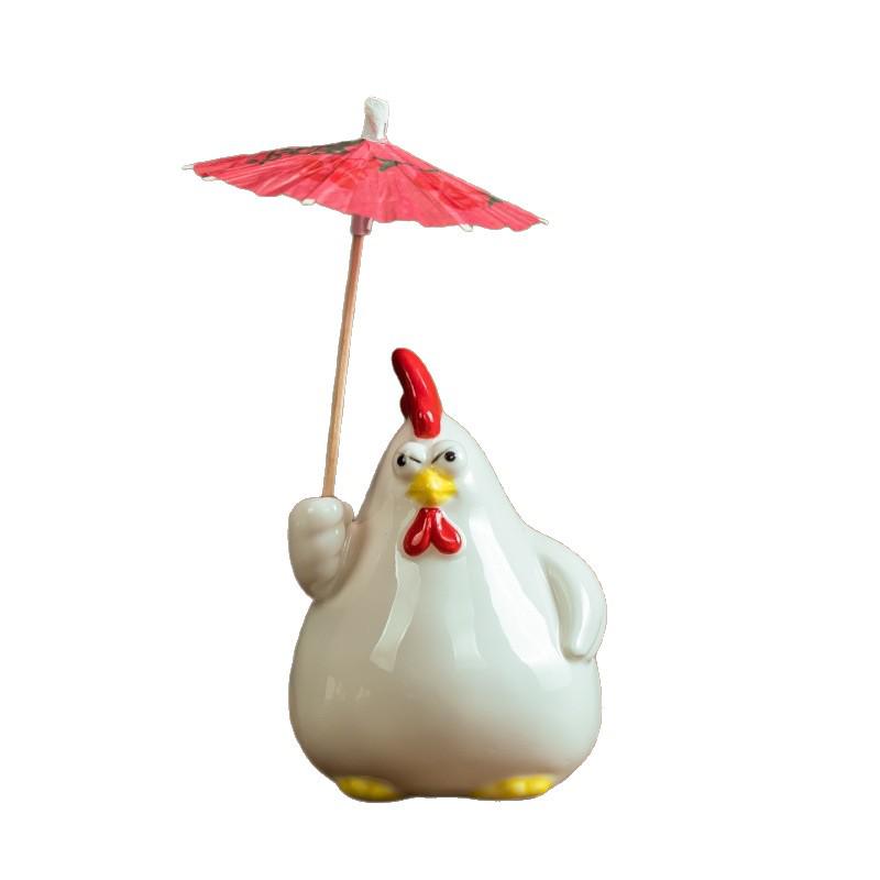 Ceramic Rooster Incense Holder: Chicken Shouldn t Get Wet Homophone Pun Ornament, Aroma Diffuser, Creative Gift
Ceramic Rooster Incense Holder: Chicken Shouldn t Get Wet Homophone Pun Ornament, Aroma Diffuser, Creative Gift