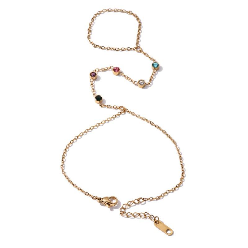 Stainless Steel Finger Bracelet Titanium Steel Gold Premium Color Zircon Ring with Diamond K Gold Plated Girl
Stainless Steel Finger Bracelet Titanium Steel Gold Premium Color Zircon Ring with Diamond K Gold Plated Girl