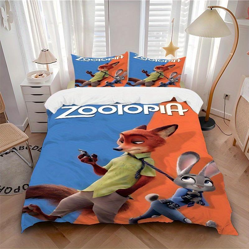 3pcs set Zootopia1pc of quilt cover+2pcs of pillowcase, no core, print bedding, All Seasons Bedroom Setting110 135x200cm
3pcs set Zootopia1pc of quilt cover+2pcs of pillowcase, no core, print bedding, All Seasons Bedroom Setting110 135x200cm