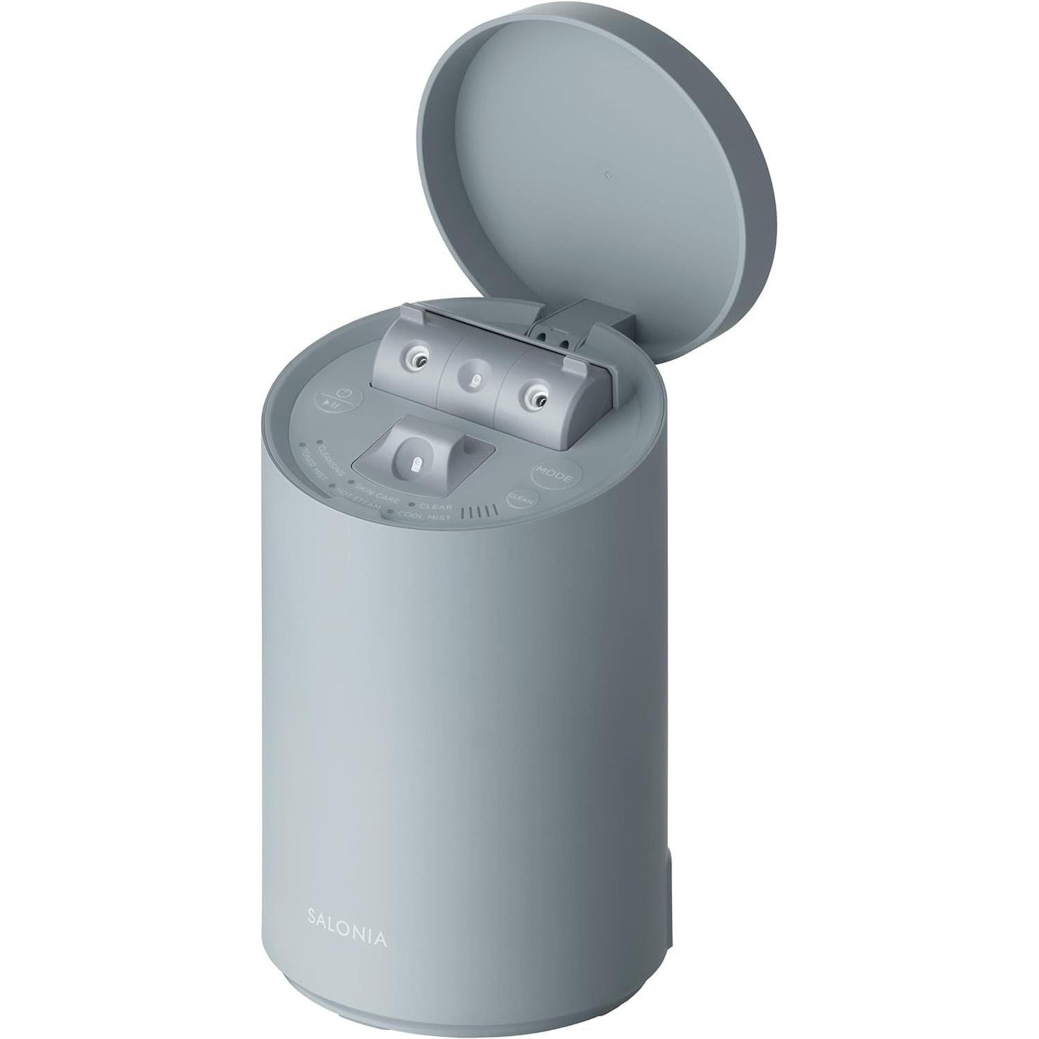 SALONIA Pure Bright Steamer Facial Device Face Beauty Gray
SALONIA Pure Bright Steamer Facial Device Face Beauty Gray