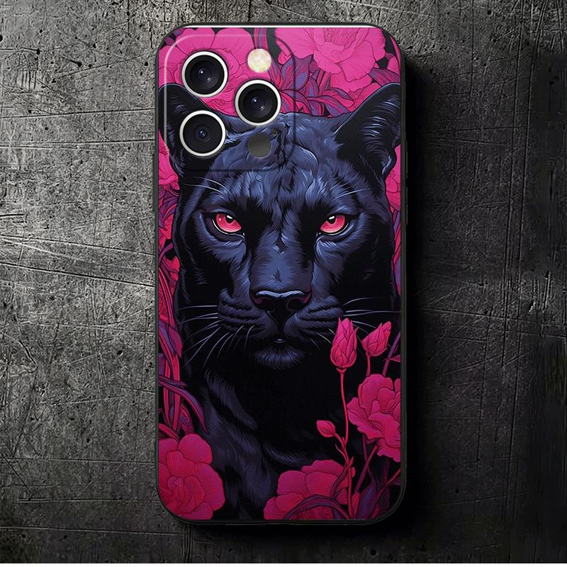 Black Panther Cool Animal Soft Phone Case for iPhone 16 16E 17 Air 15 Pro Max 14 Plus 13 Mini 11 12 7 Black Cover Back Shell iPhone 17 Pro
Black Panther Cool Animal Soft Phone Case for iPhone 16 16E 17 Air 15 Pro Max 14 Plus 13 Mini 11 12 7 Black Cover Back Shell iPhone 17 Pro