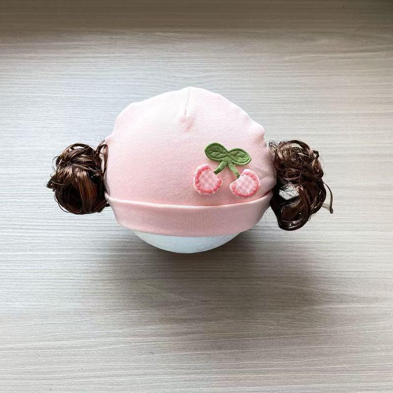Baby Girl Cotton Beanie - High Elasticity, Cute Wig-Style Hat for Newborns, Spring & Autumn Style 0-3 months
Baby Girl Cotton Beanie - High Elasticity, Cute Wig-Style Hat for Newborns, Spring & Autumn Style 0-3 months