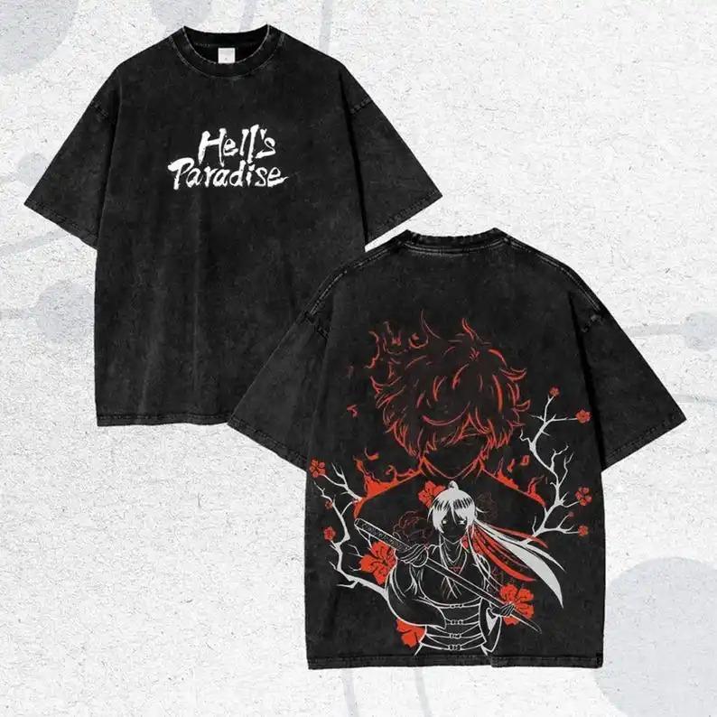 Hell s Paradise Anime Lover Washed T shirt Year round clothing personality Clothes Plus Size Unisex high quality hot product tee S чорний
Hell s Paradise Anime Lover Washed T shirt Year round clothing personality Clothes Plus Size Unisex high quality hot product tee S чорний