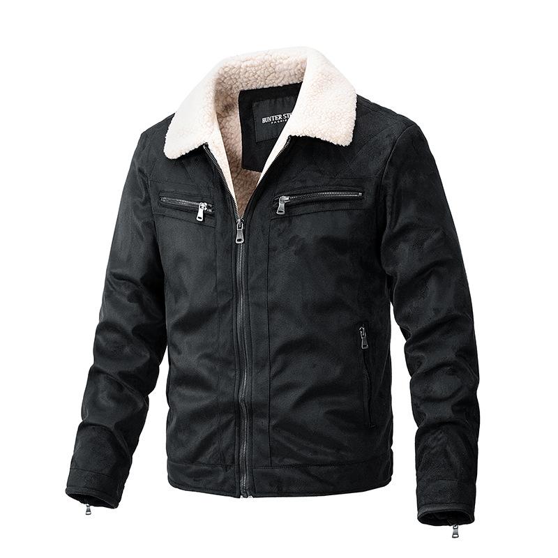 And Suede Jacket Men s Zipper Cardigan Jacket Casual Lambskin Jacket Men s XL хаки
And Suede Jacket Men s Zipper Cardigan Jacket Casual Lambskin Jacket Men s XL хаки