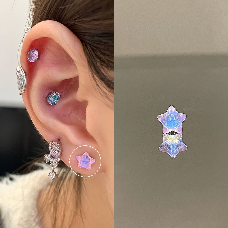 Ringring Store Titanium Steel Ear Studs Fancy Purple Earrings Titanium Alloy Beautiful Ear Bone Stud Earrings Ear Bone Pin Starlight Purple 1
Ringring Store Titanium Steel Ear Studs Fancy Purple Earrings Titanium Alloy Beautiful Ear Bone Stud Earrings Ear Bone Pin Starlight Purple 1