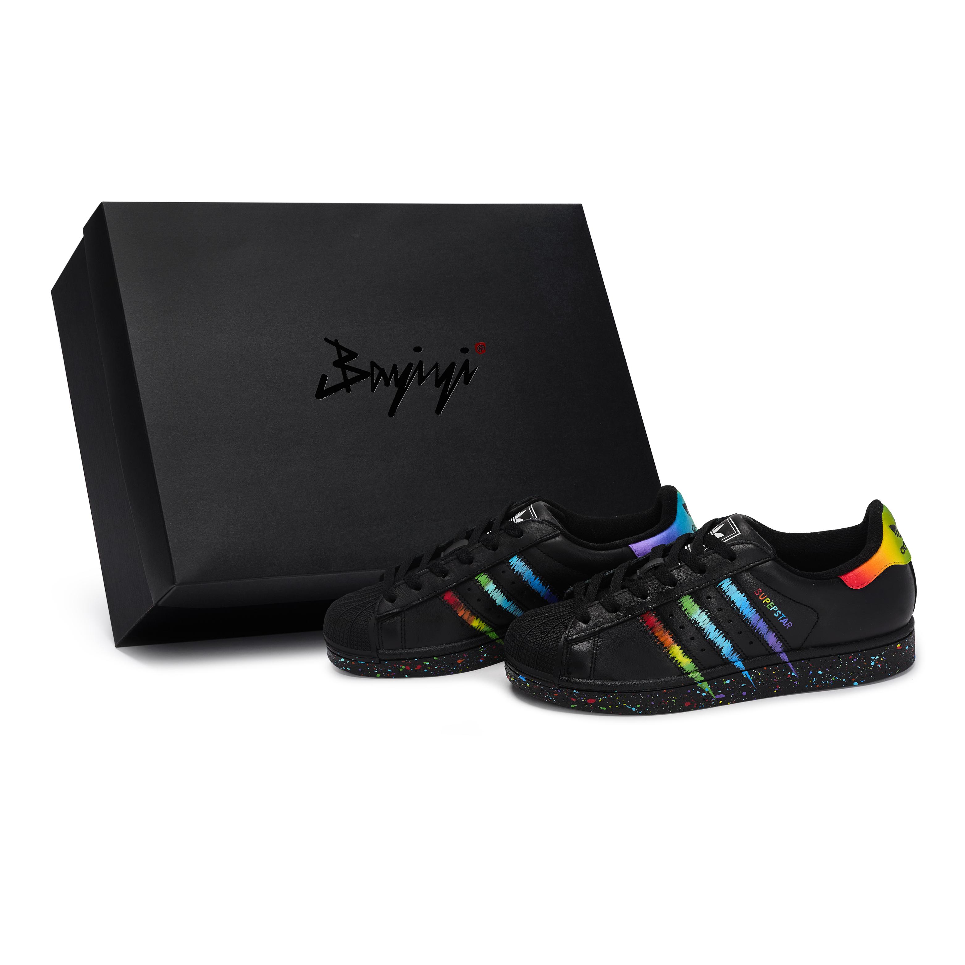 Adidas Originals Superstar 2 Skateboard Shoes Unisex Low Top Black/Blue/Yellow/Green JI0079(Team80-S-BOX) 35⅔
Adidas Originals Superstar 2 Skateboard Shoes Unisex Low Top Black/Blue/Yellow/Green JI0079(Team80-S-BOX) 35⅔